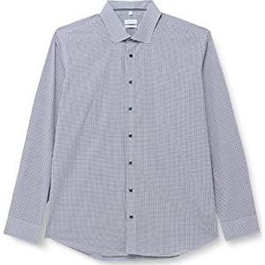 Seidensticker Men's Extra Slim Fit shirt met lange mouwen, grijs, 41, grijs, 41
