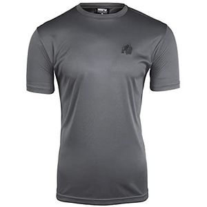 Gorilla Wear - Fargo T-shirt - Zwart - Bodybuilding Sport Dagelijks Vrije Tijd met logo opdruk licht en comfortabel voor optimale beweging van polyester