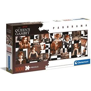 Clementoni Puzzels voor volwassenen, Puzzel 1000 Stukjes Panorama Queen'S Gambit, 14-99 jaar - 39696