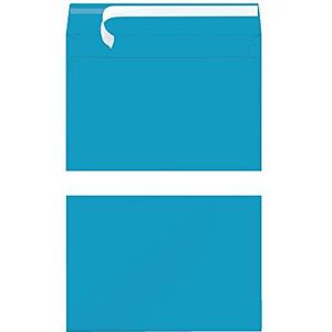 Herlitz 11368685 envelop B6, zelfklevend zonder venster, 176 x 125 mm, 10 stuks, blauw