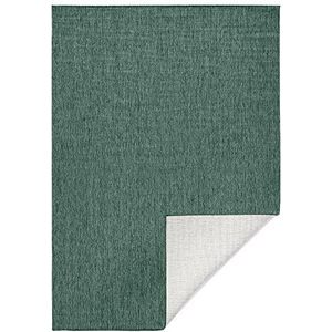 Northrugs In & Outdoor omkeerbaar tapijt Miami groen crème, 120x170 cm
