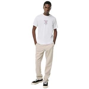 ECOALF - Crocaalf T-shirt voor heren, korte mouwen, katoen, gerecyclede stof, T-shirt met korte mouwen voor heren, katoenen T-shirt, comfortabel en licht, maat XL, wit, Wit, XL