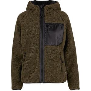 Brandit Women Teddyfl. Jacket Hood 15Y, Farbe: olive, Größe: XL