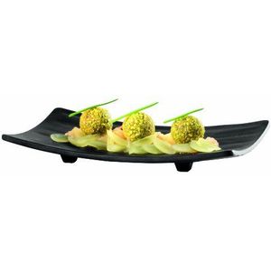 APS 44451b22 Sushi bord van melamine, plaatstaal, 22 x 12 cm