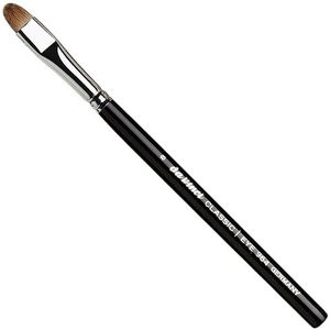 Da Vinci Oogschaduwkwast, maat 8, natuurlijk haar, handgemaakt in Duitsland, 1 stuk