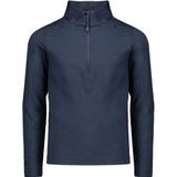 CMP - Softech Sportshirt - Blauw - Katoen - Halve Ritssluiting