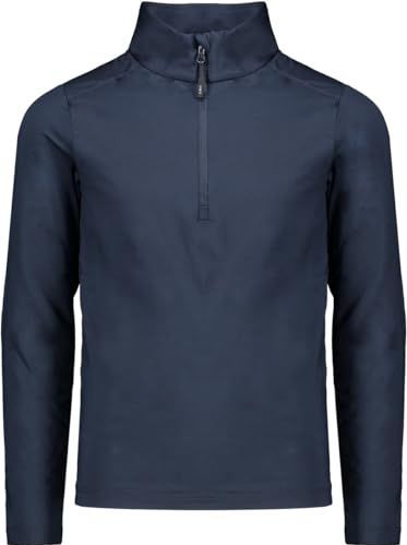 CMP - Softech Sportshirt - Blauw - Katoen - Halve Ritssluiting