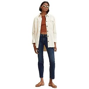 TOM TAILOR Dames jeans 202212 Alexa Straight, 10281 - Mid Stone Wash Denim (new), 34W / 30L