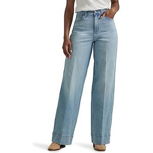 Lee Women's Legendary High Rise Trouser Jean, Morning Veil, 8