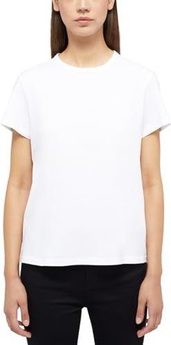 Mustang - T-shirt - Basic - Zwart - Katoen