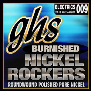 ghs BNR XL Burnished nikkel Extra Light String