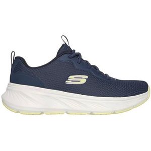 Skechers Edgeride Sneaker voor dames, marineblauw, 38.5 EU