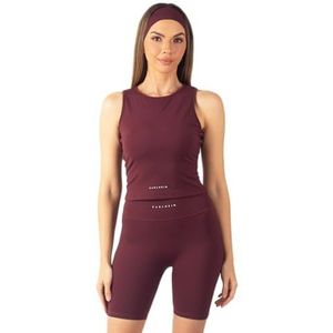 Carlheim Women's Serenita Active Collection Tank top, Burgundy, X-Small