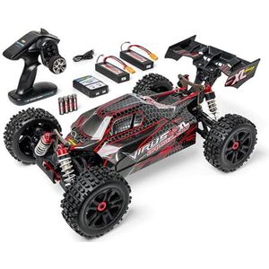 Carson 500409080 1:8 Virus 4.2 XL 100% RTR zwart/rood - RC auto, op afstand bestuurbare auto, snelheid tot 80 km/u, 100% RTR model, afstandsbediening inbegrepen