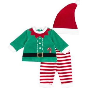Chicco Kerstoutfit voor jongens, middenrood, 6 Maanden