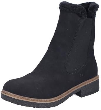 Rieker - Chelseaboots - Zwart - Winterlaarzen - Blokhak - Ritssluiting aan de Binnenkant