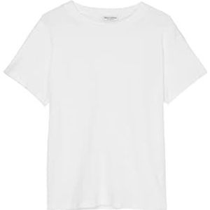 Marc O'Polo Dames T-shirt B01210051117, wit, S