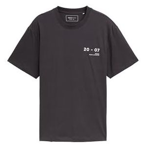 TOM TAILOR Denim T-shirt voor heren, 29476 - Coal Grey, XXL