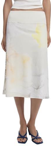 Desigual - Midi-Rok - A-Lijn - Multicolor - Zachte Stof