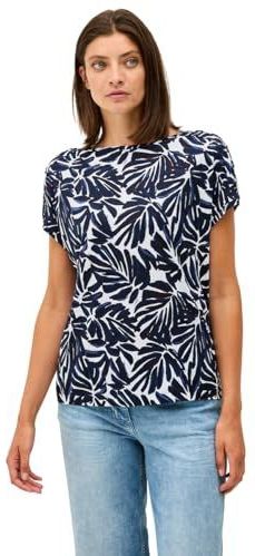 Cecil - T-shirt - Urban dark blue - Korte Mouwen - All-over Print