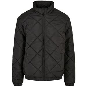 Urban Classics Heren Diamond Quilted Short Jacket, zwart, M