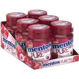 Mentos Gum Pure Fresh Cherry 6 x 30pcs - suikervrije kauwgom verpakking van 6 potjes met 30 kauwgoms, kersensmaak groene thee extract 360.00 g