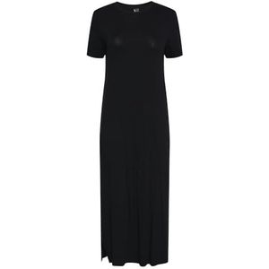 PIECES Pcsofia Maxi T-Shirt Dress Noos Bc maxi-jurk voor dames, zwart, M