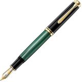 Pelikan Premium M1000 vulpen B kleur Plume Zwart/Groen