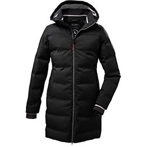 killtec meisjes Winterjas/parka in donslook met capuchon KOW 196 GRLS QLTD CT, black, 128, 38511-000