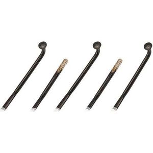Zipp Reservedoppen voor CX-Ray J-Bend spaken en tepels, 230 mm, zwart, 3 stuks