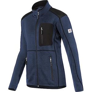 Paul H. Kübler Bekleidungswerk Gebreide jas voor dames, donkerblauw-zwart, XXL