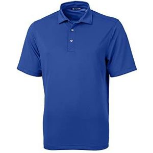 Cutter & Buck Heren Virtue Eco Pique gerecycled poloshirt met korte mouwen, tourblauw, XL