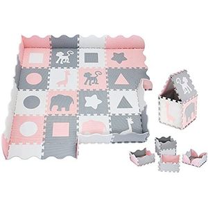 Moby-System babymat, 150 x 150 cm, reukloos, grote mat voor kinderen, puzzelmat voor jongens en meisjes, puzzelmat voor kinderen, geurloze educatieve mat
