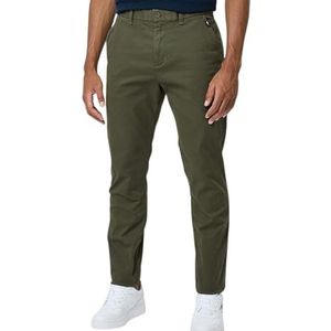 Tommy Jeans TJM Austin lichtgewicht slim fit chino's voor heren, Vermoeidheid Groen, 31W / 34L