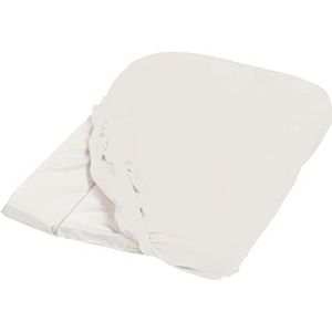 CANDIDE - Overtrek voor aankleedkussen, absorberend, elastische hoeken, machinewasbaar, gemaakt in Europa, 50 x 75 cm (wit)