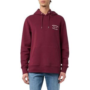Small Graphic Sweat Hoodie, bordeauxrood (wine red), M