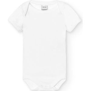 BABIDU Rompertje met korte mouwen van 100% bamboe, babybody voor pasgeborenen en premature baby's, zachte stof, ademend en hypoallergeen, uniseks kleding met Amerikaanse kraag voor baby's