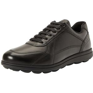 Geox U SPHERICA EC12 Sneakers voor heren, zwart, 44 EU, zwart, 44 EU