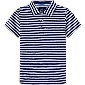Hackett London Boy's Blazer handdoek Polo T-Shirt, Blauw/Wit, 11 jaar