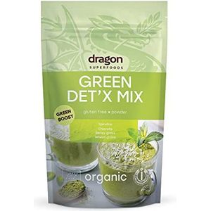 Green Detox Mix (chloorella, spirulina, gerstegras en tarwegras) | rauwkost | 200 g