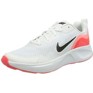 Nike Wearallday (GS) Sneakers voor heren, Wit Zwart Flash Crimson, 40 EU