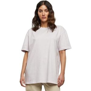 Build Your Brand Zuurgewassen oversized T-shirt voor dames, Zacht lila, XS