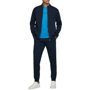 Hackett London Heren Dexter Smart Sweatshirt, Blauw (Navy), XXL, Blauw (zwart), XXL