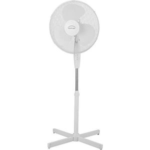 Domair fl40ii staande ventilator, draaibaar, 40 cm wit