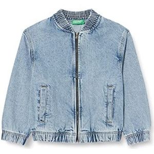 United Colors of Benetton Jas 2H0DCN02F jas, lichtblauw, denim 901, M kinderen, lichtblauw denim 901, M