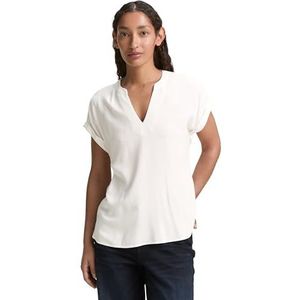 TOM TAILOR Damesblouse met losse pasvorm, 10315 - Whisper White, 36