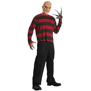 Rubie's Officieel Freddy Krueger-kostuum voor volwassenen, standaardmaat