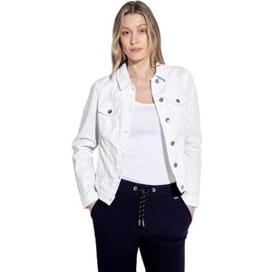 CECIL Dames B212154 jeansjack in kleur, wit, S, wit, S