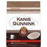 Kanis & Gunnink Koffiepads Regular (360 Pads - Geschikt voor SENSEO Koffiepadmachines - Intensiteit 05/09 - Medium Roast Koffie) - 10 x 36 Pads
