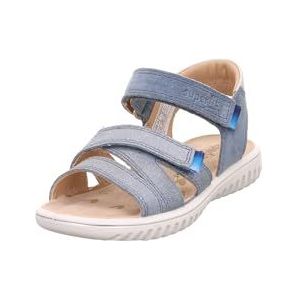 Superfit Sparkle sandalen voor meisjes, Blauw Zilver 8000, 27 EU Weit